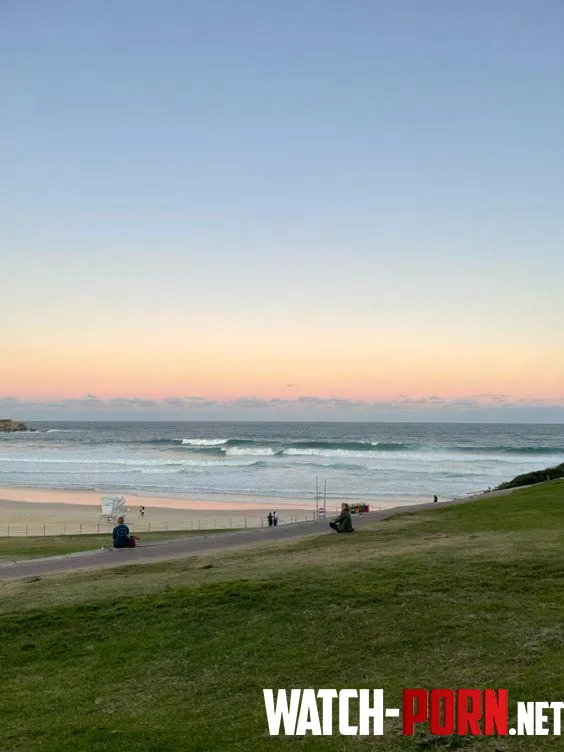 A sunset on Bondi Beach Australia by SmartBu