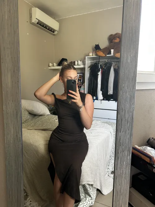 Thumbnail PerkyBabyy_'s Sensual Secret: The Tightest Black Dress