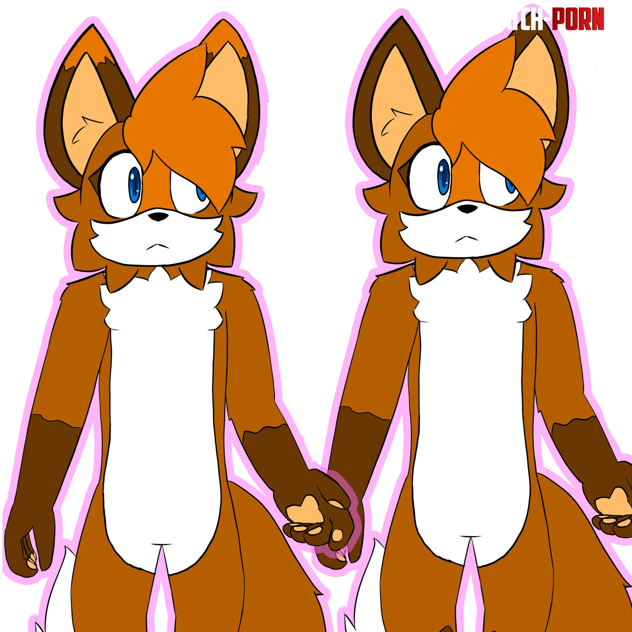 Does my sona look better with or without orange tips on the ears by KingCreeper7777