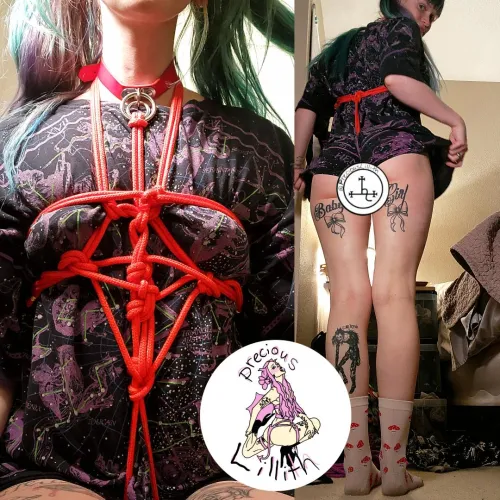 Thumbnail Self-Tie Experience: preciouslillith's Recent Journey in BDSMGW