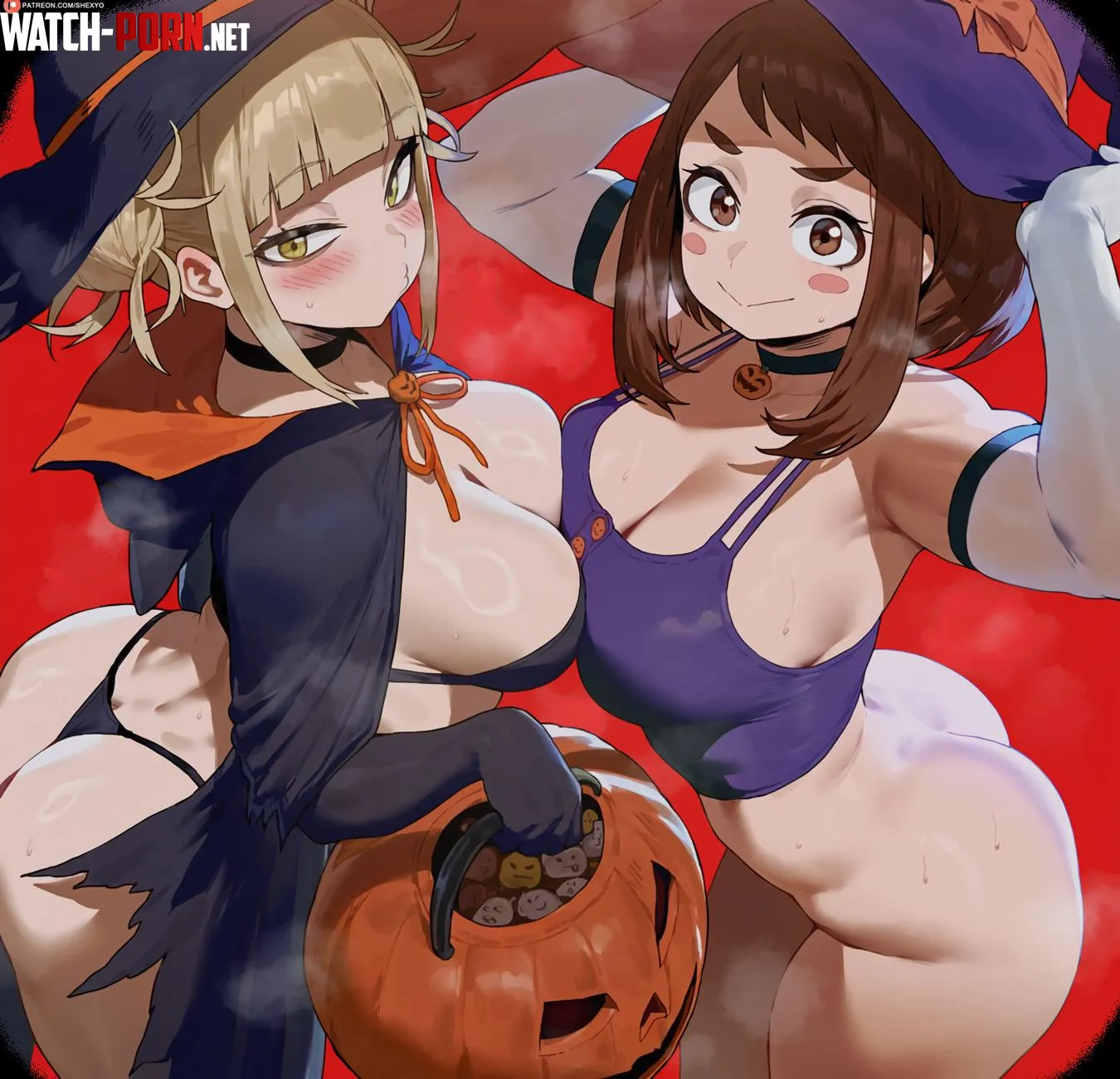 Toga and Uraraka Shexyo by Poke-Oji