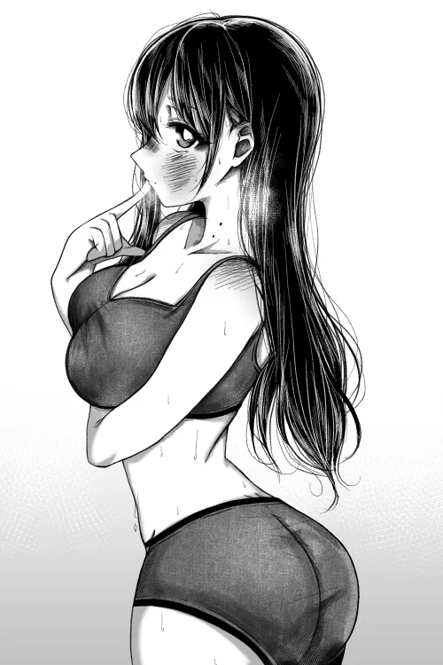 Thumbnail Anna Yamada Sweating In Her Sports Bra and Panties - AnimeBooty