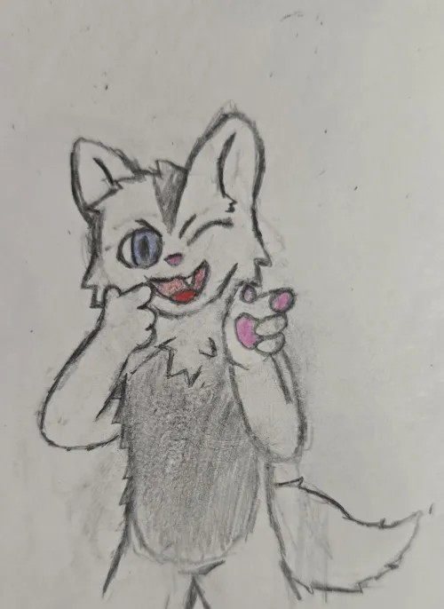 Thumbnail Beautifying with Beans: A Furry Doodle | Due_Media_642