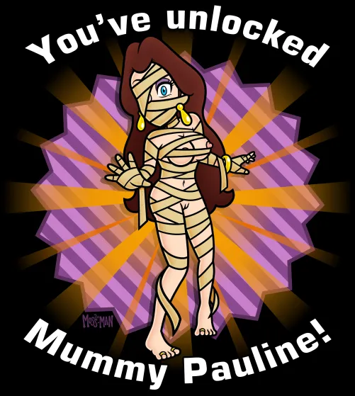 Thumbnail Mummy Pauline Art by UndeadAheadT: Exploring Mario Rule 34 by The_Moss-Man