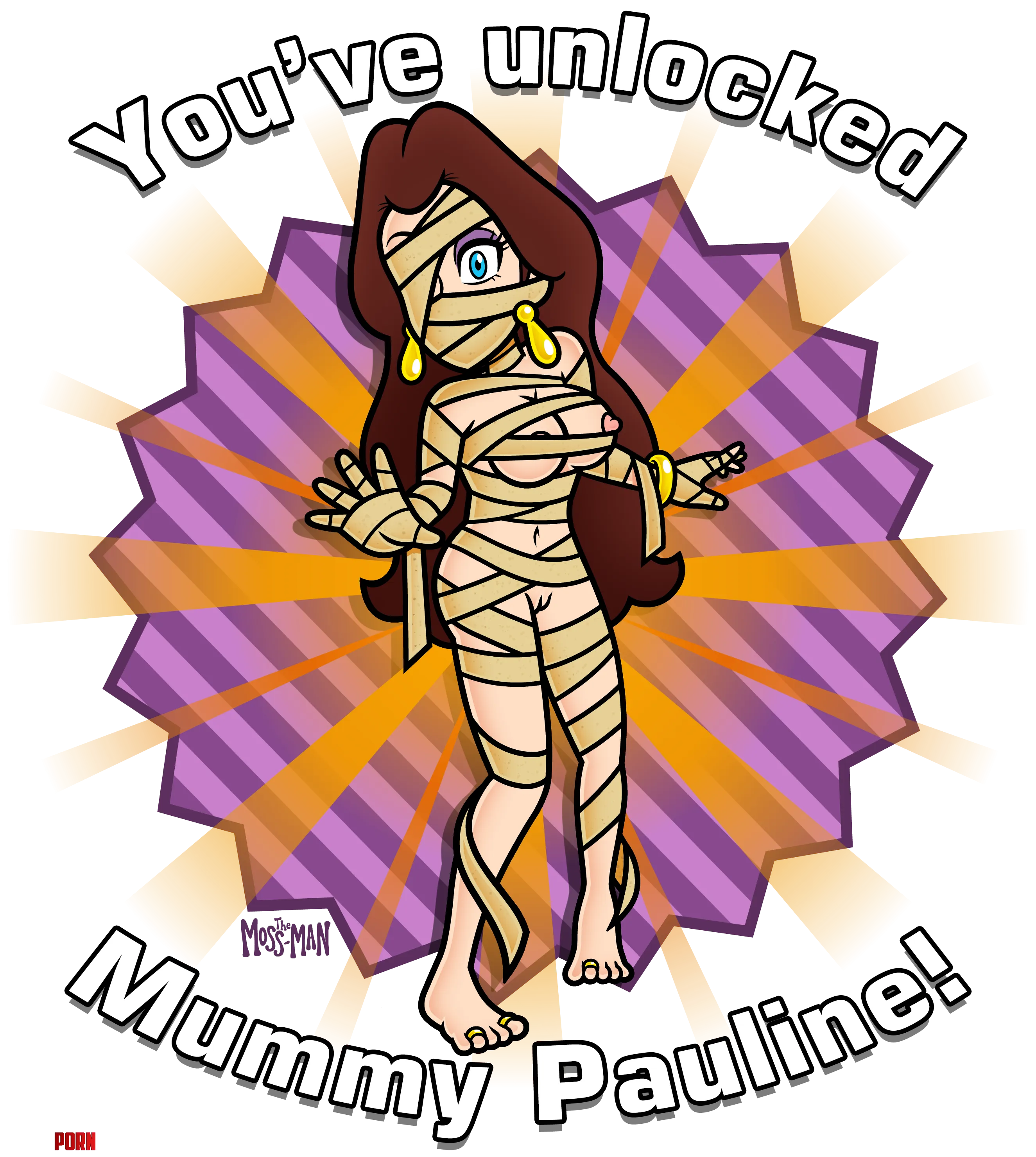 Mummy Pauline Based on art by UndeadAheadT by The_Moss-Man