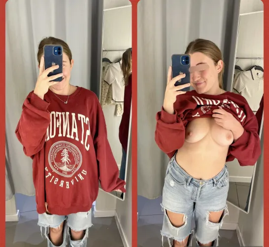 Thumbnail Shopper's View vs. Internet's View by Tallulahmwah | MirrorSelfie