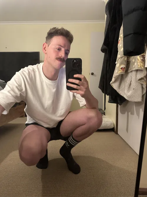 Thumbnail Welcoming the Seasons: Gawba Enjoys Shirt and Shorts Weather - gaybrosgonemild