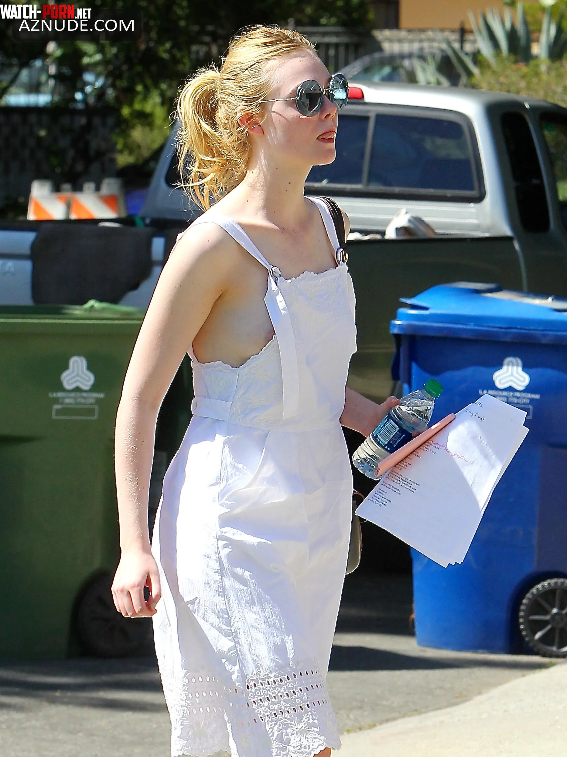 Elle Fanning nip slip by Itchy-Fennel3851