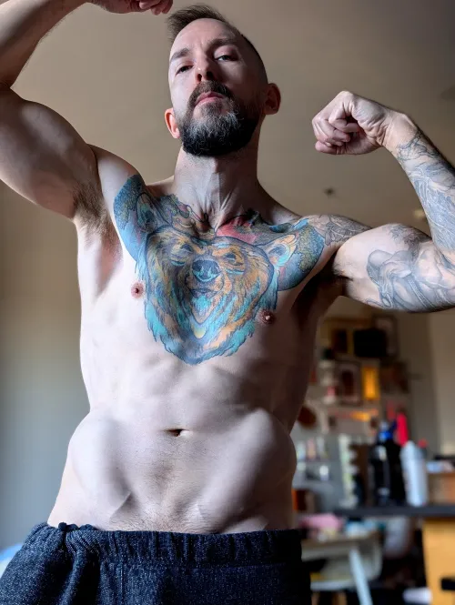 Thumbnail Just a Lil Flex: Dive into the World of Hot Guys with Tattoos