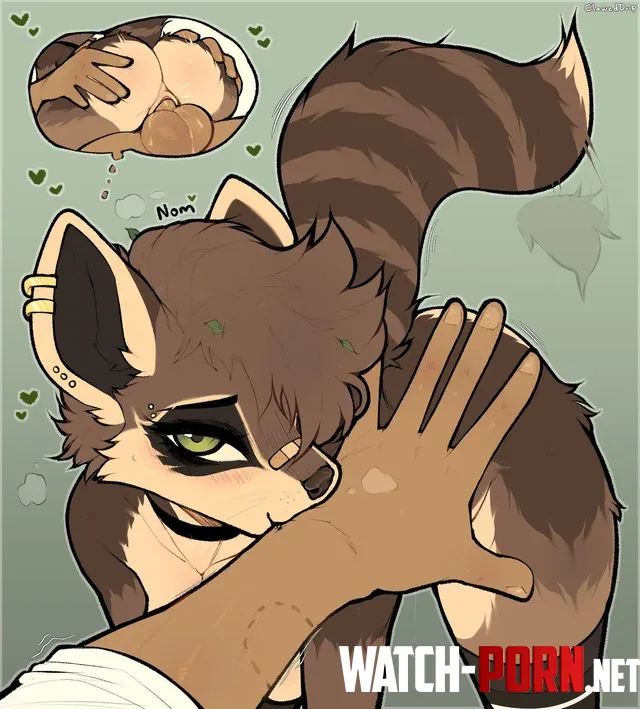 Raccoon Bratty MF Claweddrip by xcoffeeandkissesx14