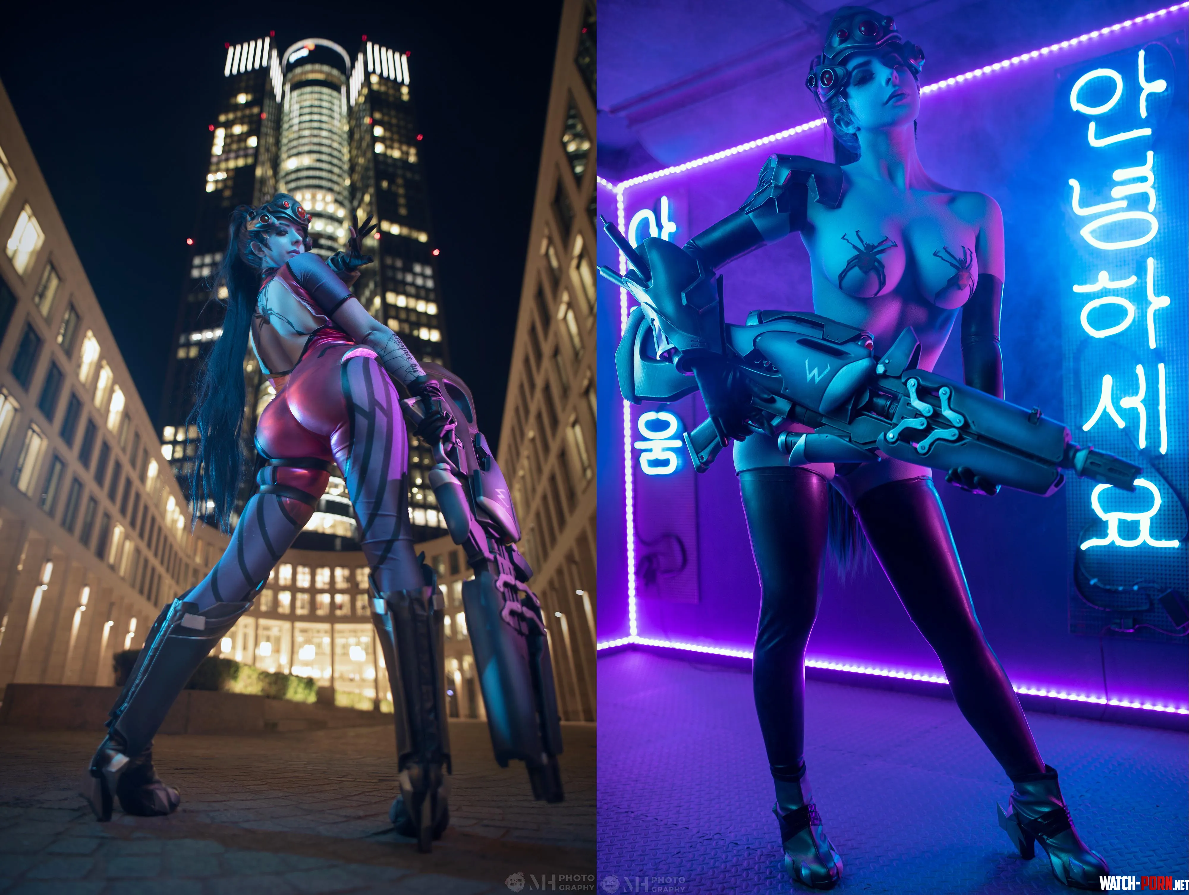 Widowmaker Overwatch by Mikomi Hokina  by gabanviii