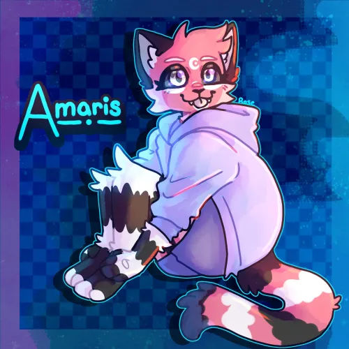 Thumbnail Amaris Moonchilde Art by Rosefloofykitty | Furry Artwork