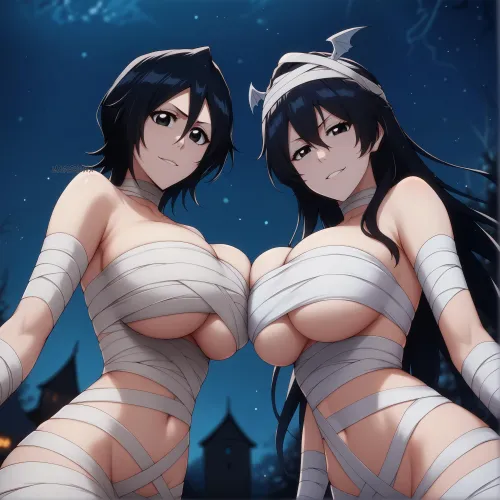 Thumbnail Bleach Hentai Exploration: Rukia Kuchiki & Bambietta Baster Magiskuwa