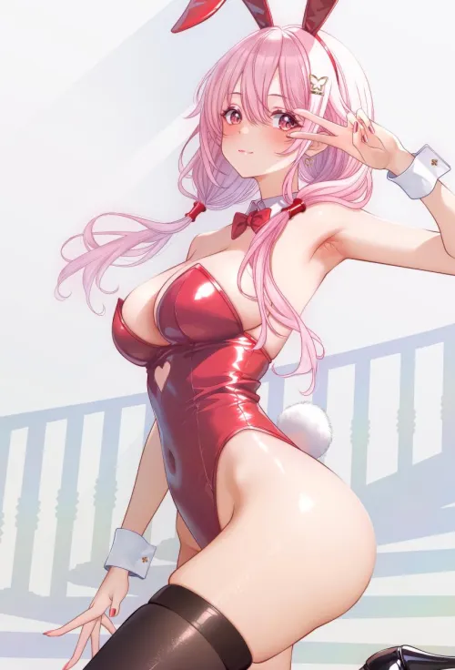 Thumbnail Bunny Inori in Anime Bodysuits by CheetahSperm18