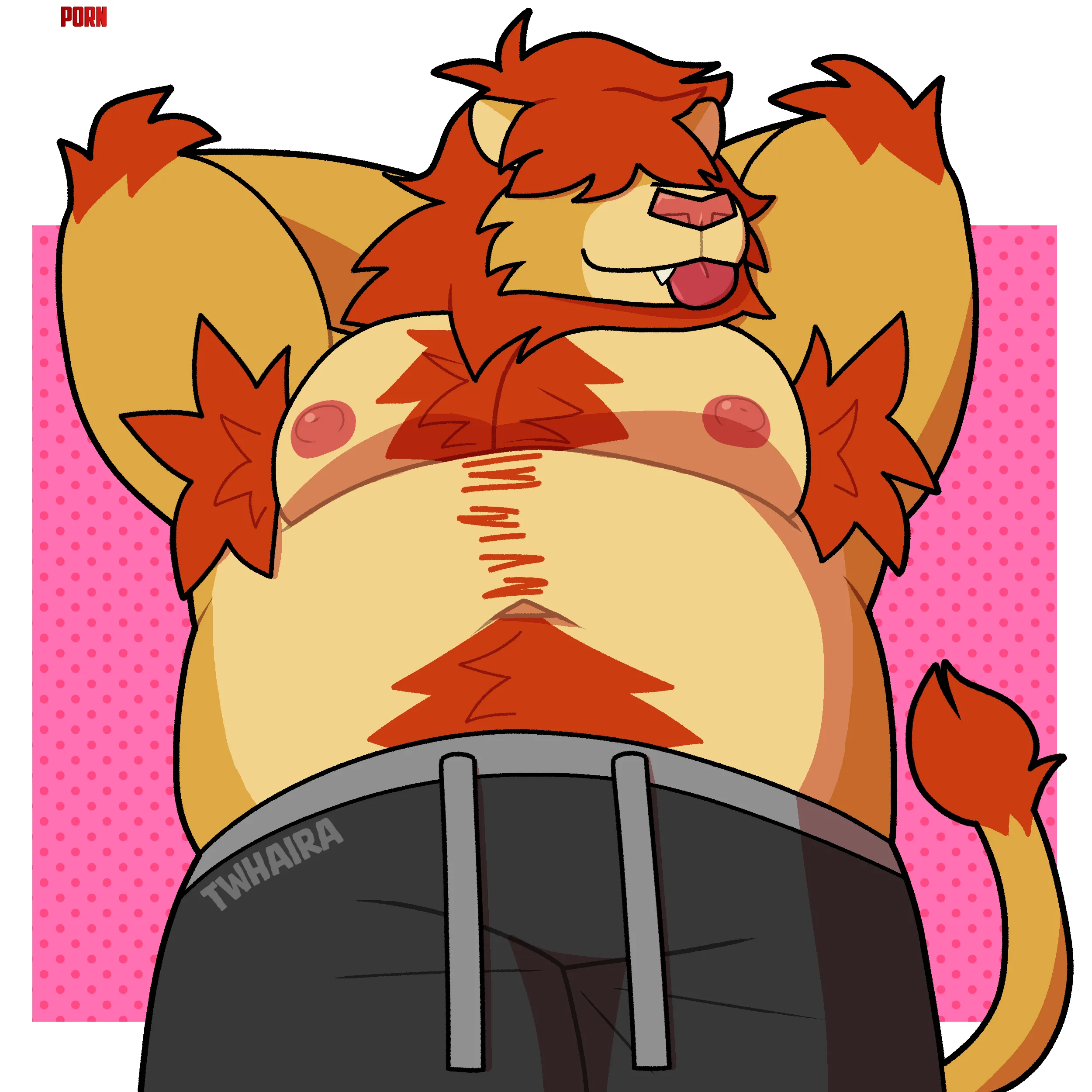 Big hairy lion OC by lucasksks11