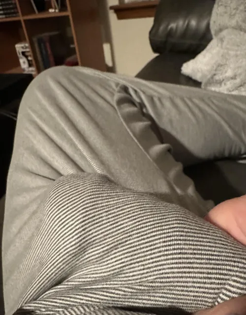 Thumbnail Pajama Pants Trends: Seasonal Bulge Display by PlantDaddy_VA