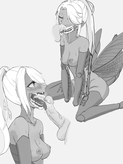 Thumbnail Delicate Moment: Mantis Girl BJ by sentiententacle | MonsterGirl Category