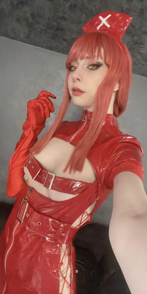 Thumbnail Nurse Makima by Slaysha - A Cosplay Art by Naensi