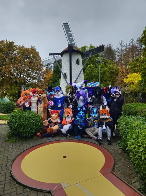 Thumbnail I love organizing events for our swiss furry community lt3 we went minigolfing last weekend by FireHyena