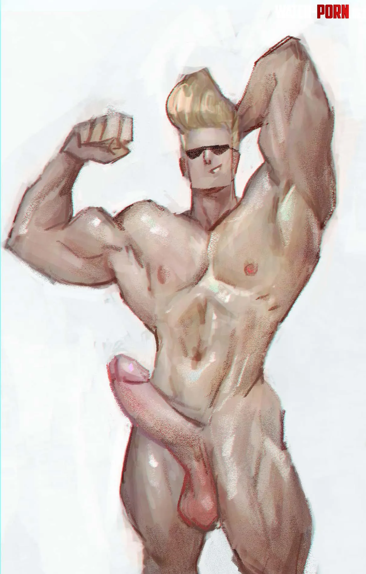 Johnny Bravo art by me 77tsutsu by 77tsutsu