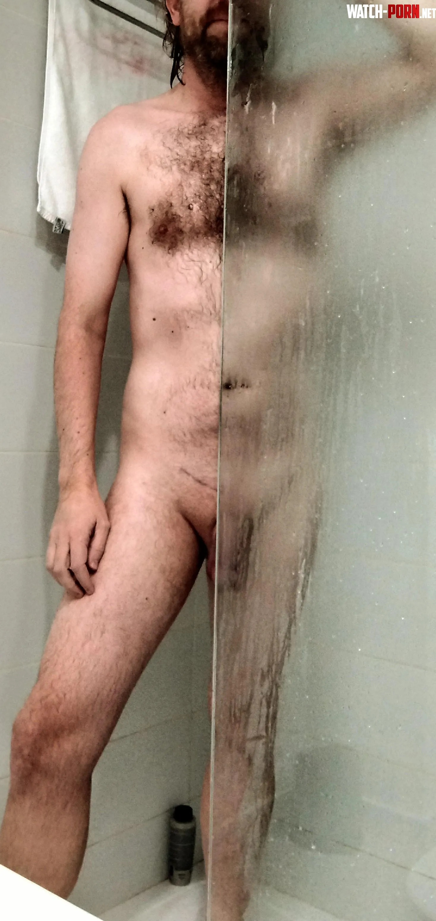 Oh hello Youve caught me midshower Let me grab a towel 45 by curiouslyanonmymous