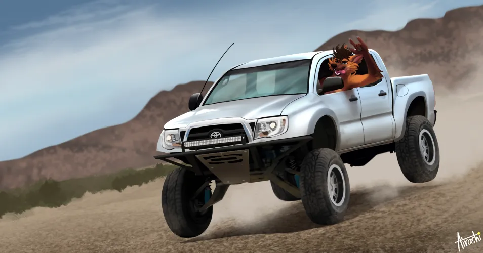 Thumbnail Airashi_Suzume's Tacoma Beast: A Furry Artistic Marvel