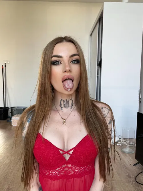 Thumbnail Pretty little and cute with all mouth of cum  by Stella_Cats