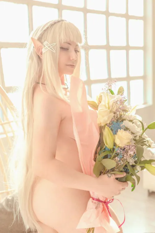 Thumbnail Emilia Cosplay by Kuroitsune: Dive into NudeCosplay by Kuroxkitsune