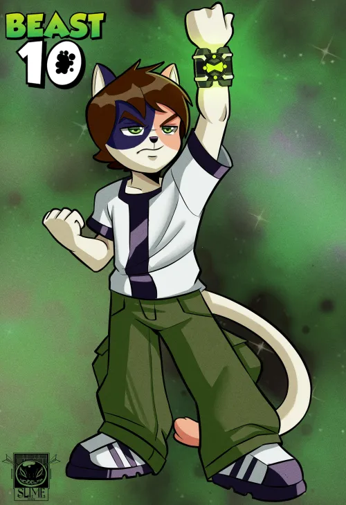 Thumbnail Beast10 Decided to make a new project Ben 10 but Furry Art by me  by rodolfoslime