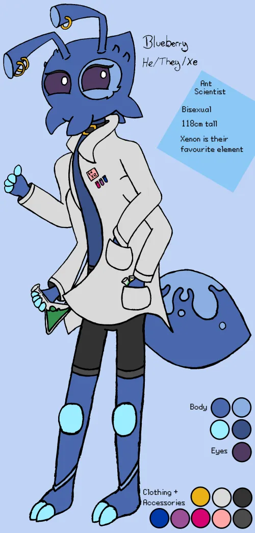 Thumbnail Ant Scientist Drawing by TheLinkgirl | Furry Category