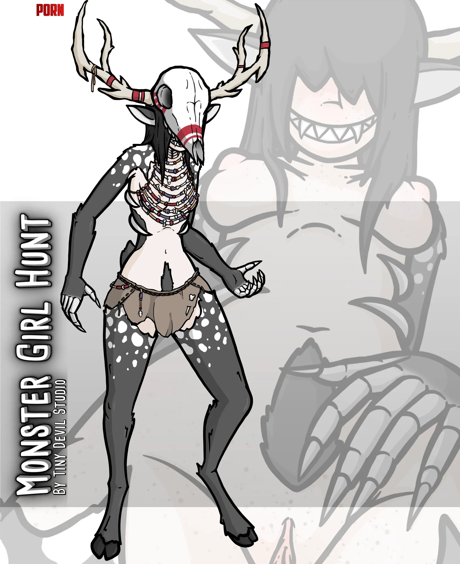 Monster Girl Hunt 0305  Surprise Wendigo Release by TinyDevilStudio