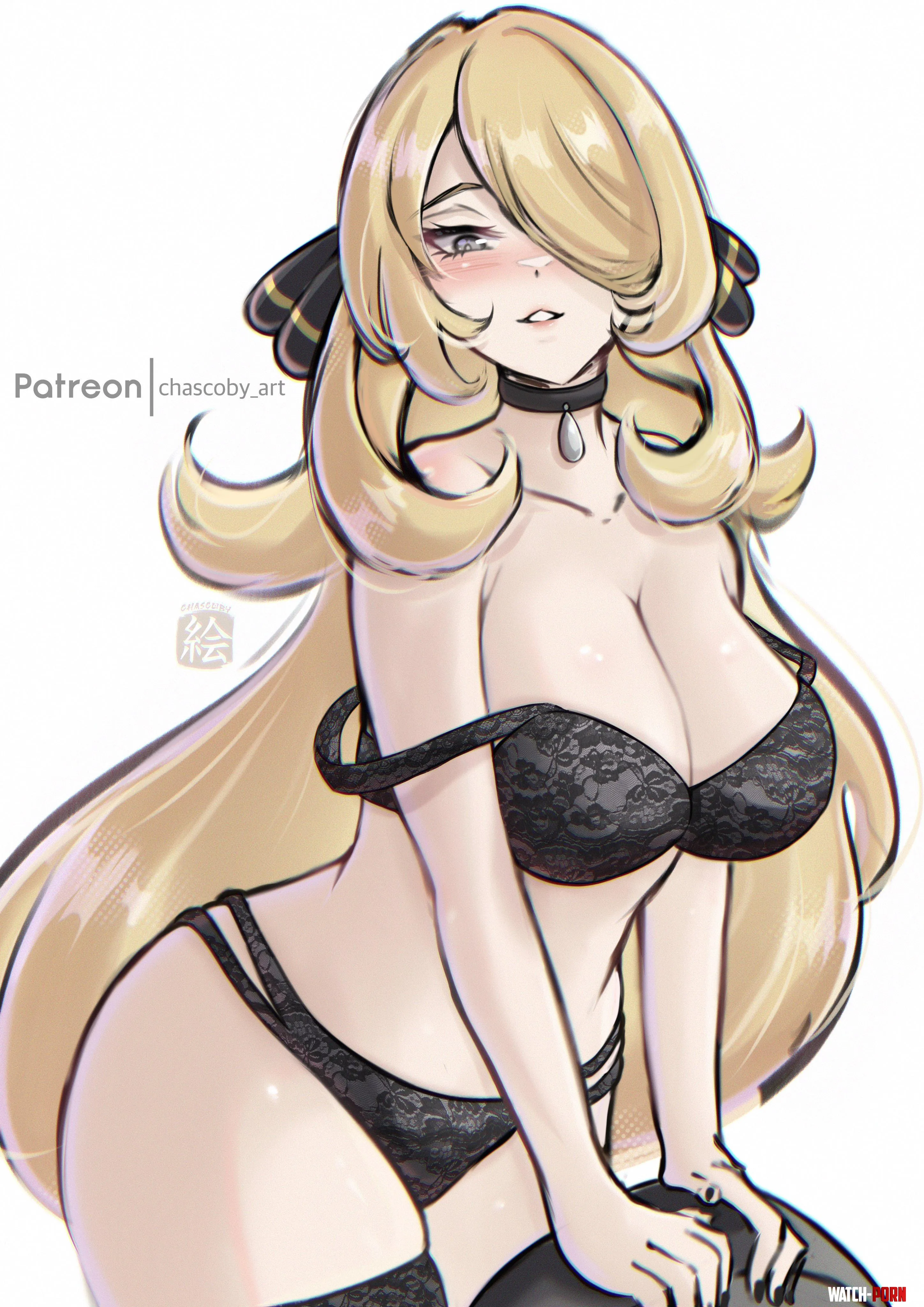 Cynthia Pokemon by A_MASSIVE_PERVERT