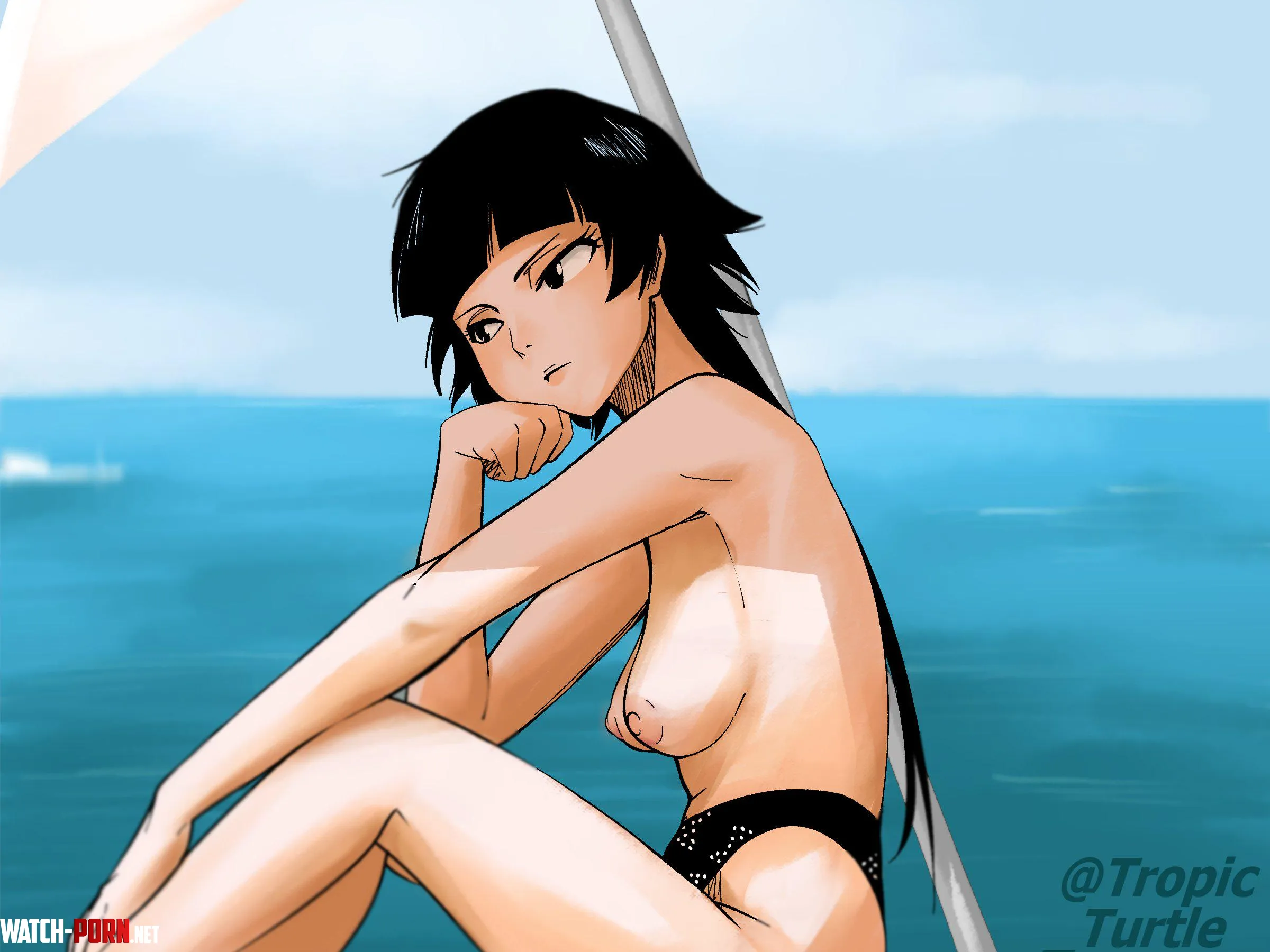 Spotting Soi Fon from across the beach TropicTurtle by TropicalWhale