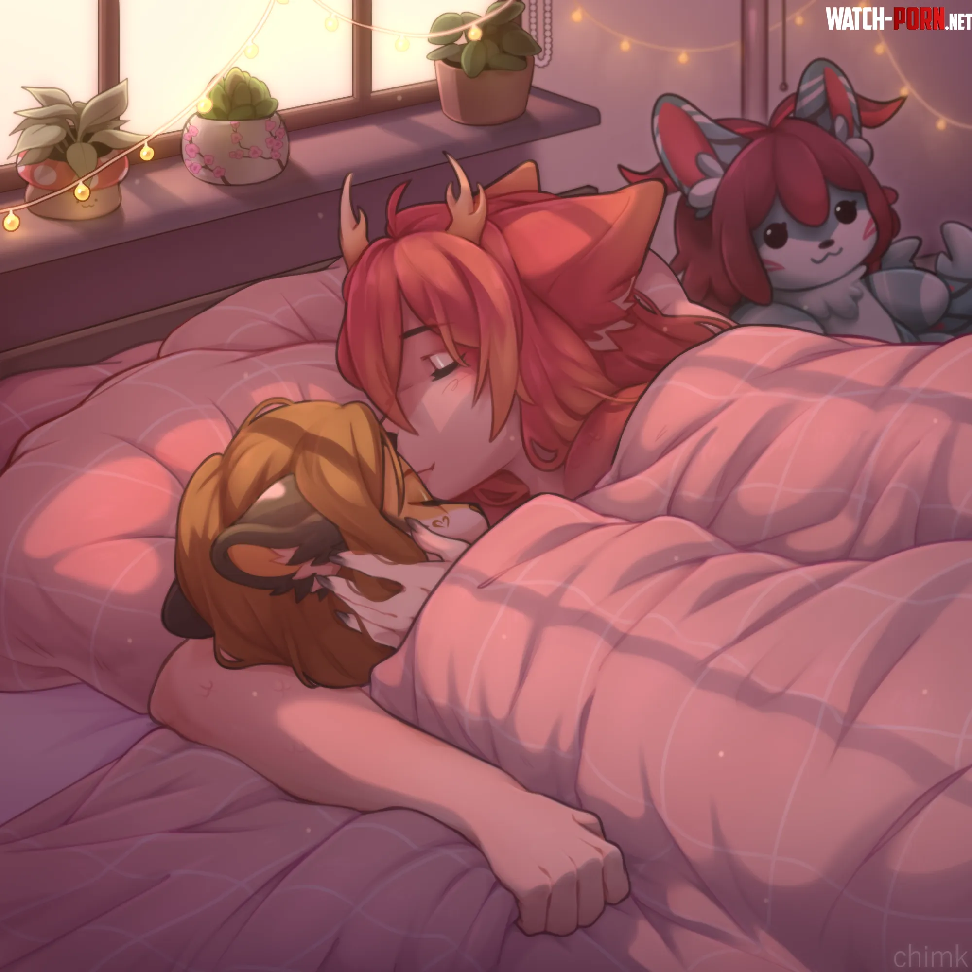 My multislot Sleepies YCH I was commissioned a while ago I absolutely loved working on this artwork qwq  by ChimkF