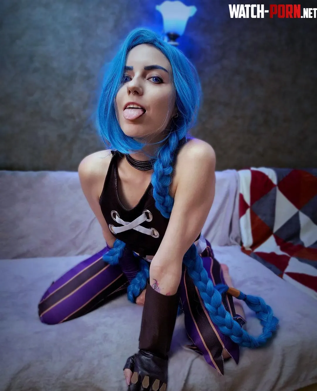 Jinx Arcane knows something you dont Lina Moore  me by DepravedPuss