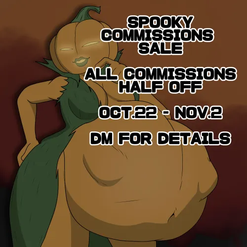 Thumbnail RezDewdles' Promo: Spooky Commissions Sale and Art Delights