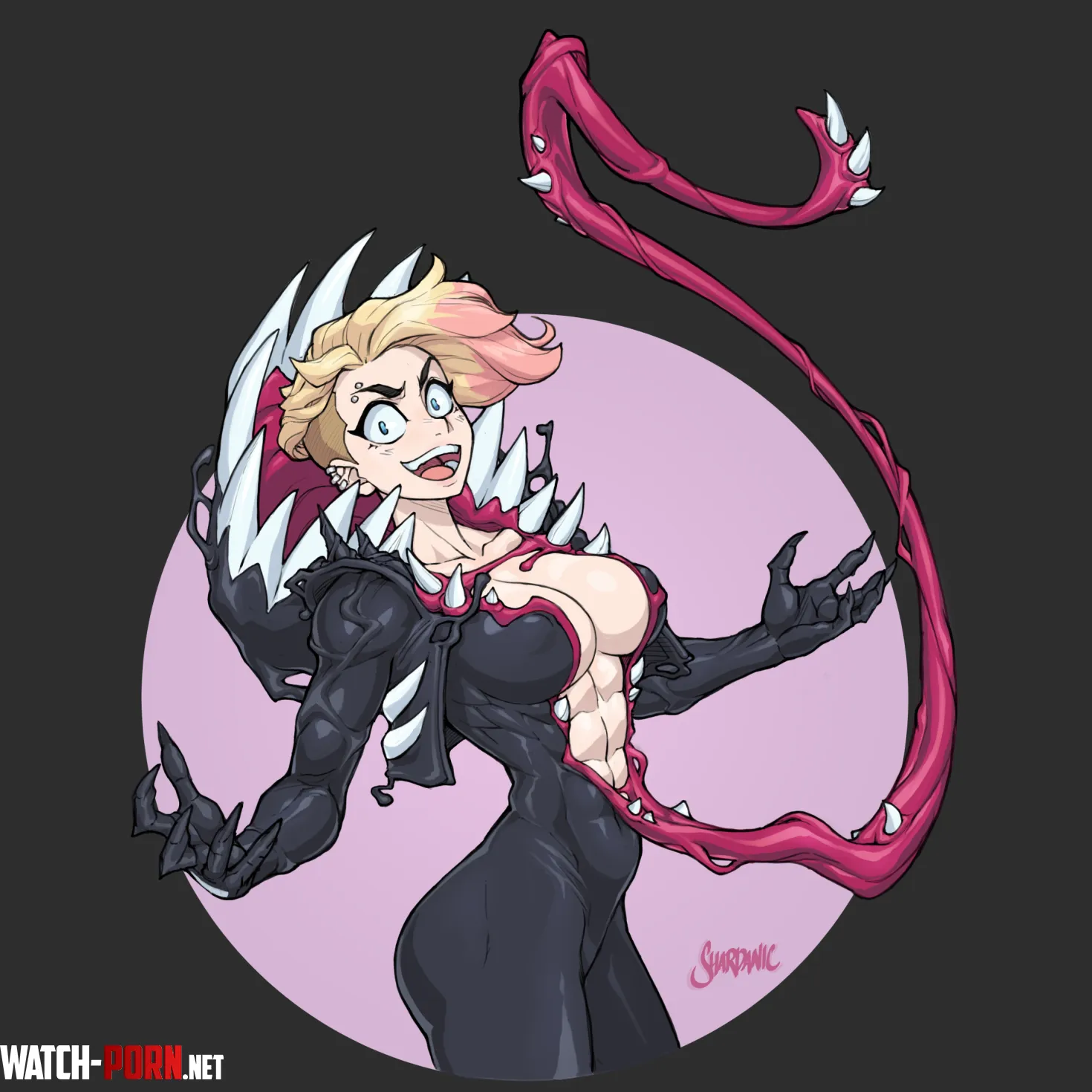 Marvel Gwenom shardanic by TheTMoneyMan