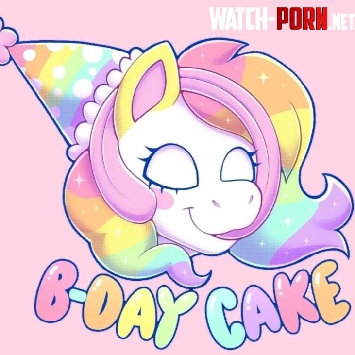 Bday cake the pony by nagit0s_Cum