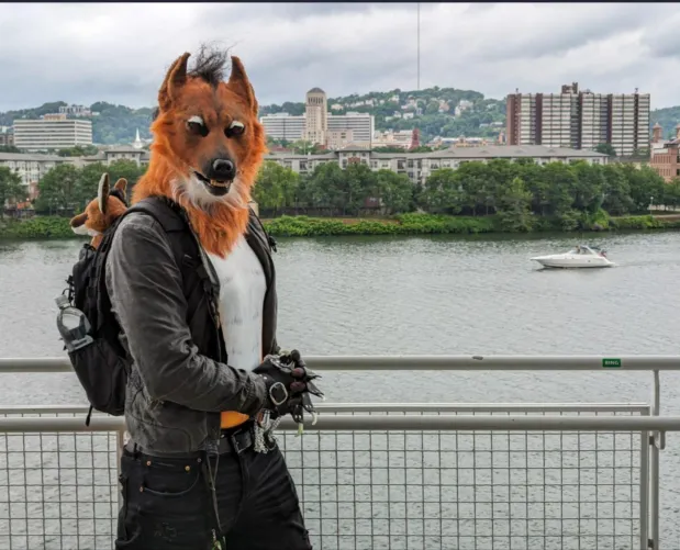 Thumbnail Enchanting Maned Wolf by the Water by TheFurryButt | furry