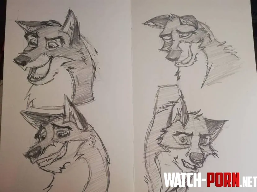 drawing balto emotions film by Ken-Chan-Art