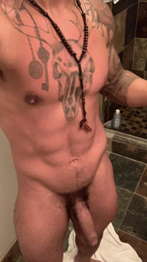 Thumbnail Fresh and Clean: Post-Shower Reflections by kmartinez999 | foreskin