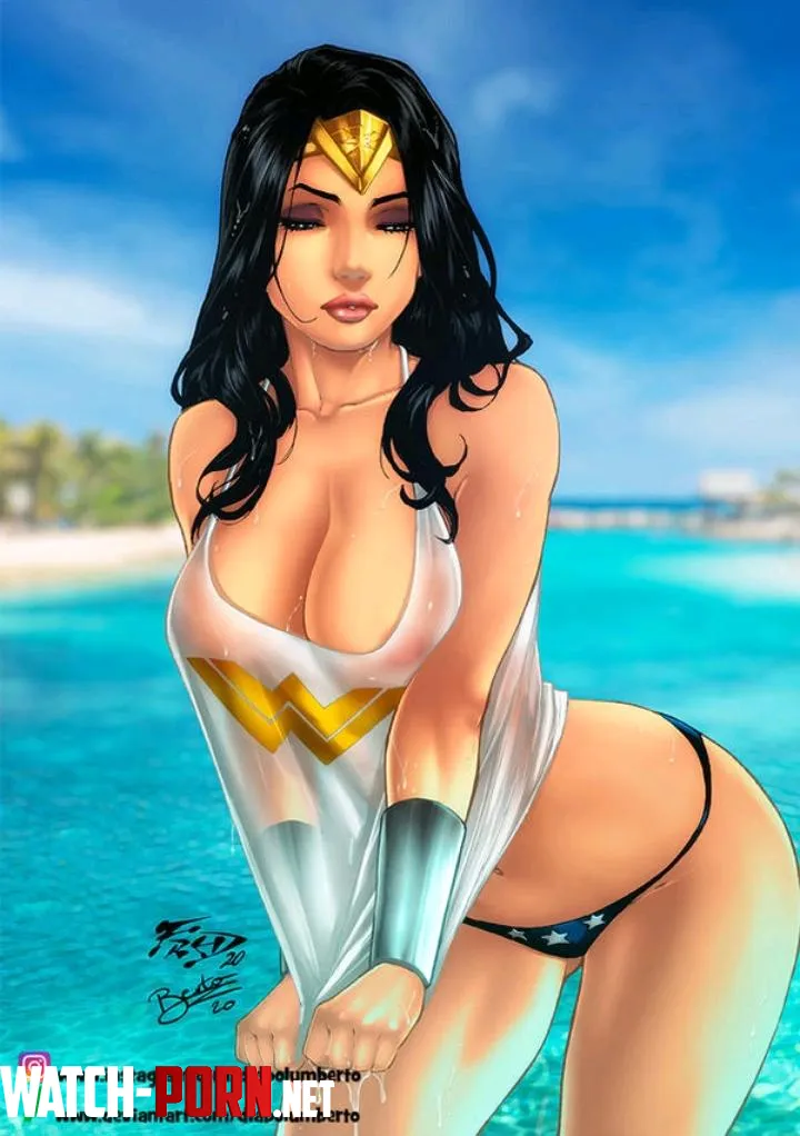 Beach Queen Wonder Woman Diabolumberto DC by Seaquences