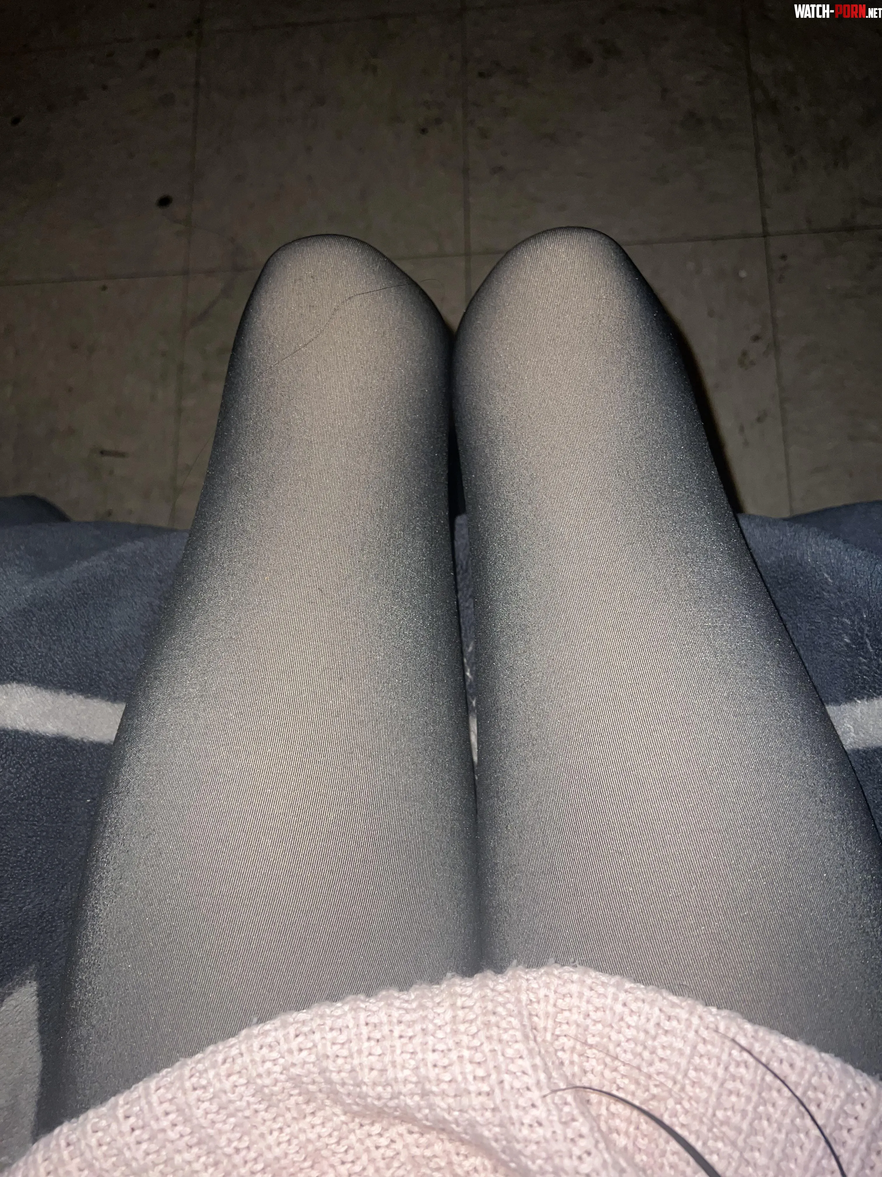 New winter fleece lined tightspantyhose   Jewels  ps Im also wearing a cute grey lace thong with them underneath for underwear  by JewelsKawaii