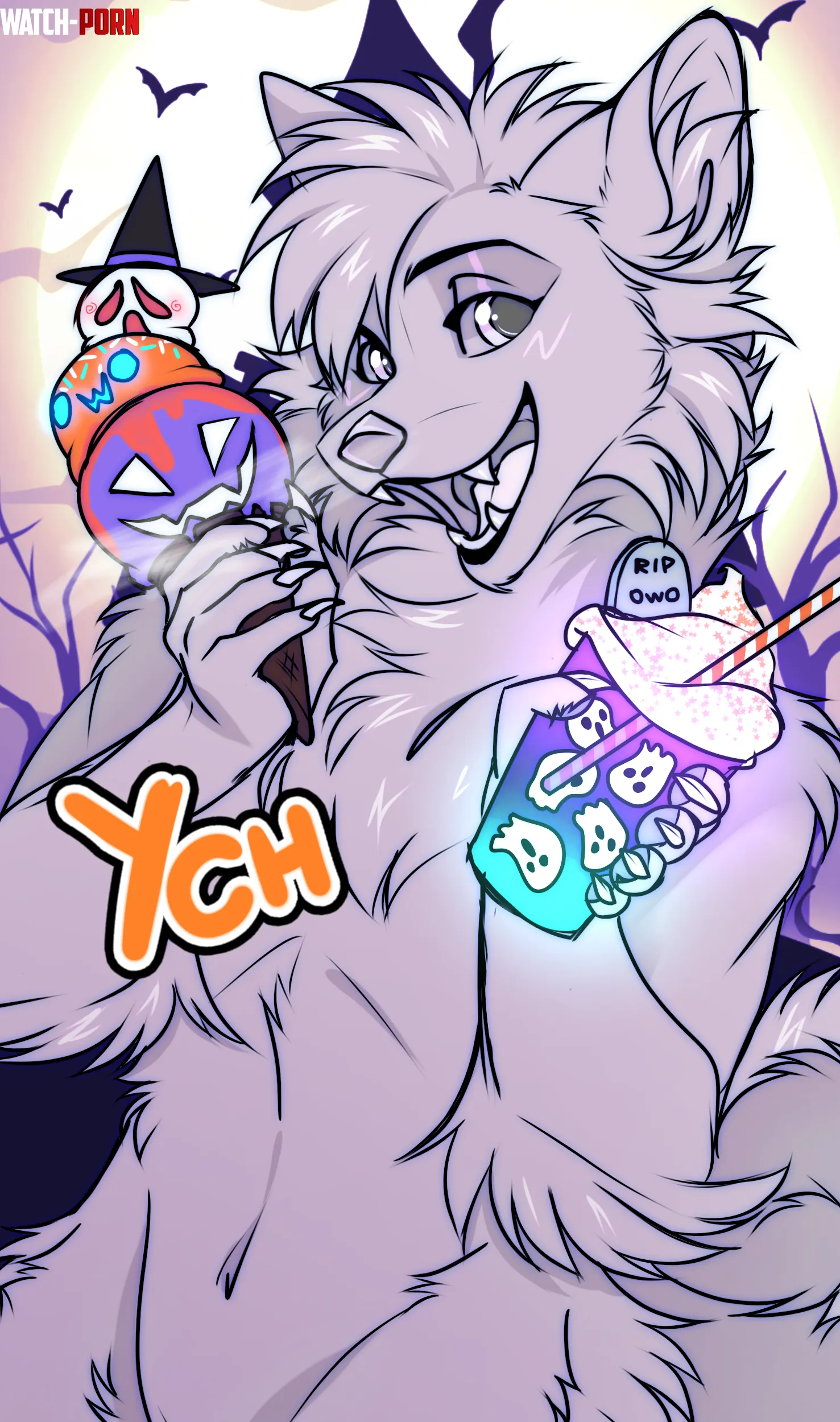 SPOOKY YCH OPEN  art by me by Jinx_Robin