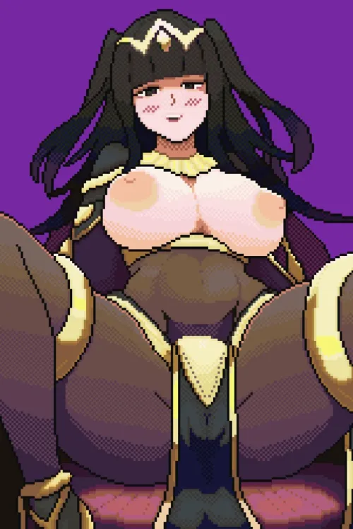 Thumbnail Creating Art: YourLocalFemby's Unique Take on PixelArtNSFW featuring Tharja