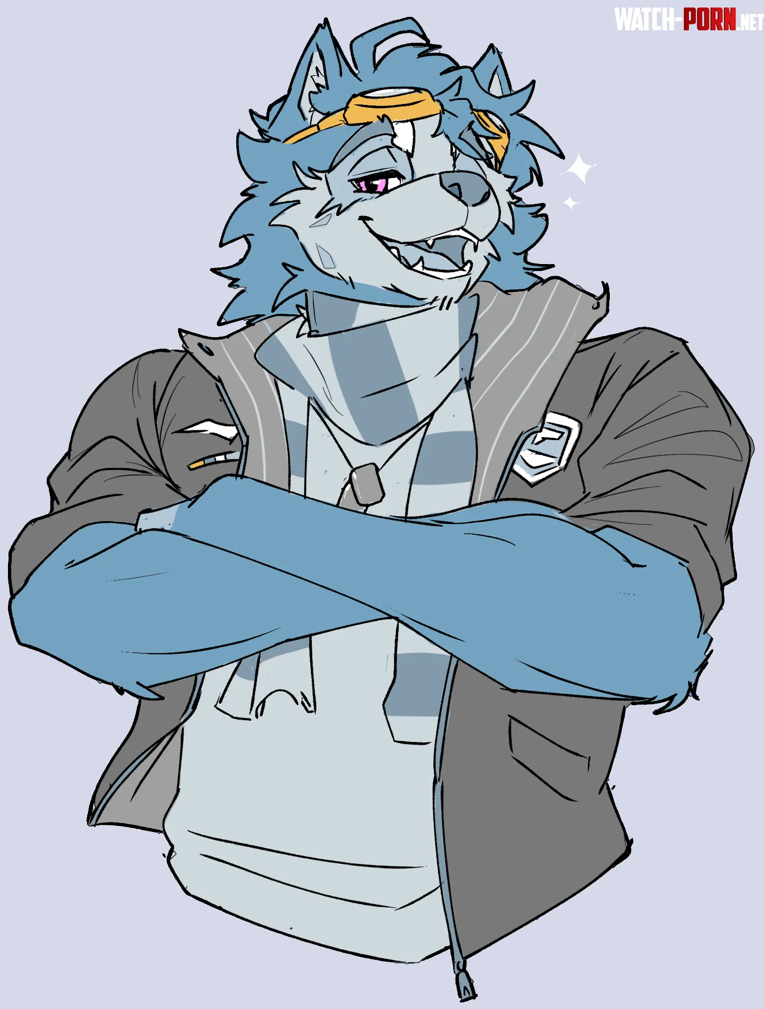 Wish I was half as cool irl as my sona  art by me by yukonl