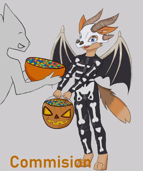 Thumbnail Trick or Treat Furry Delight - Artistry by Nagibfeitor