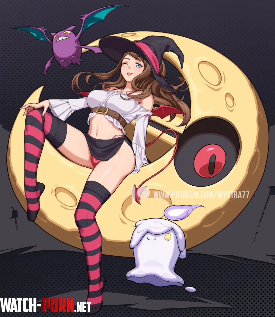 Halloween Hilda Mystra77 Pokemon by mystra77