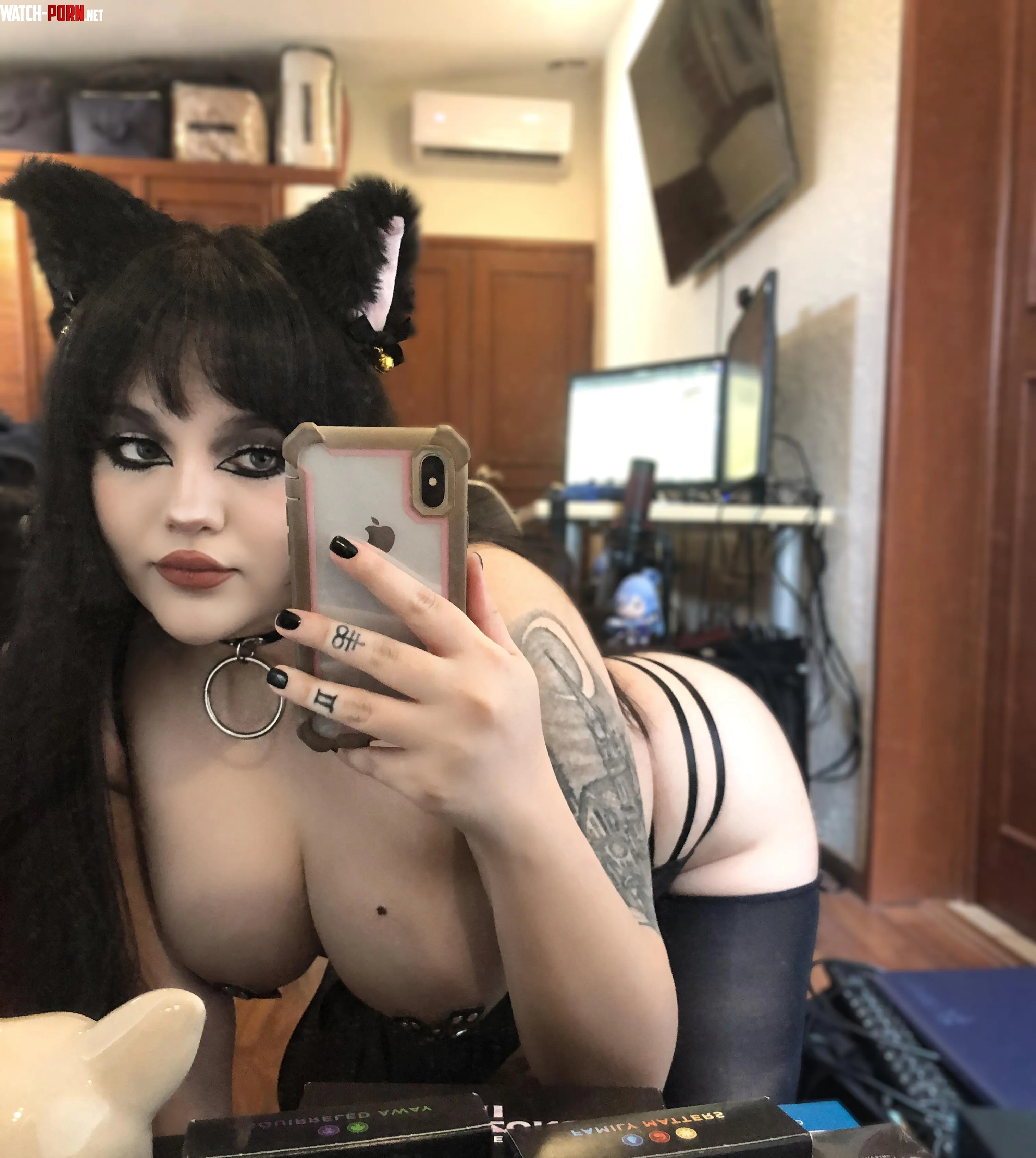 Just a goth kitty with big milkers  by Individual_Air_7064