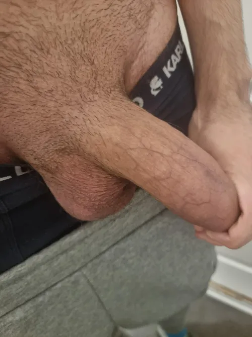 Thumbnail saintjosepherino on Grey Sweatpants & a Fat Cock